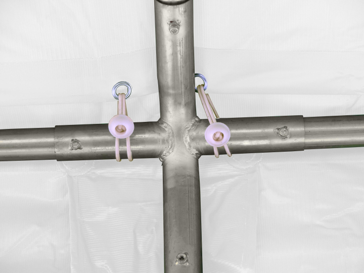 Konstrukce Party stan Premium 8 x 12 m bílá