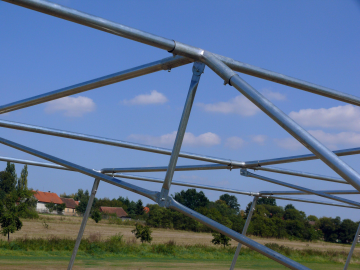 Konstrukce bez plachty Party stan Premium 8 x 12 m bílá