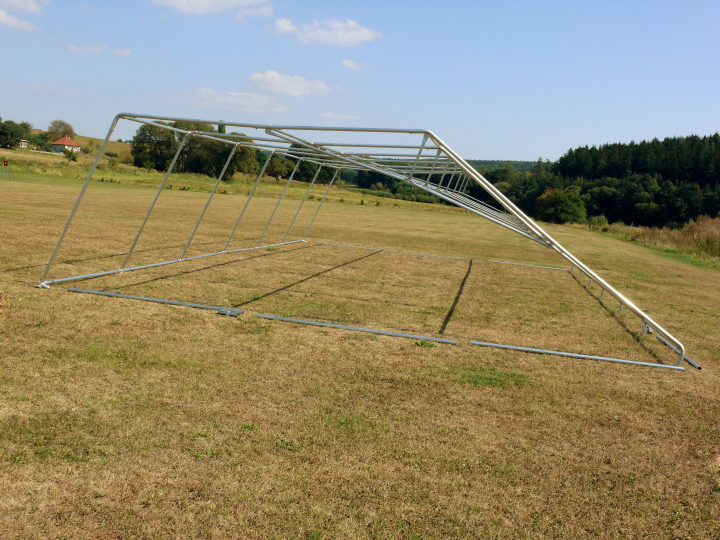 Konstrukce bez plachty Party stan Premium 8 x 12 m bílá