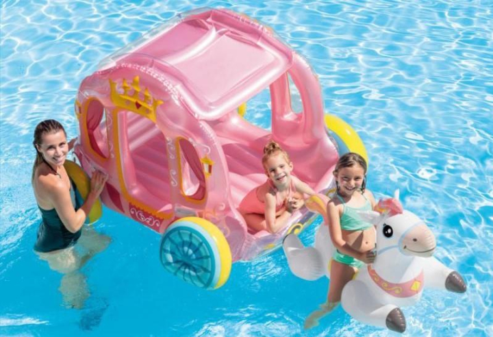 Nafukovací kočár pro princeznu Intex 56514 Nafukovací kočár pro princeznu Intex 56514