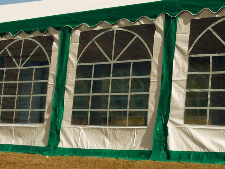 detail okna Konstrukce bez plachty