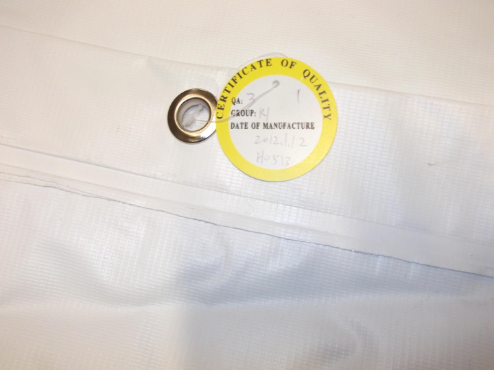 Pečeť kontroly kvality Party stan Premium 8 x 12 m bílá