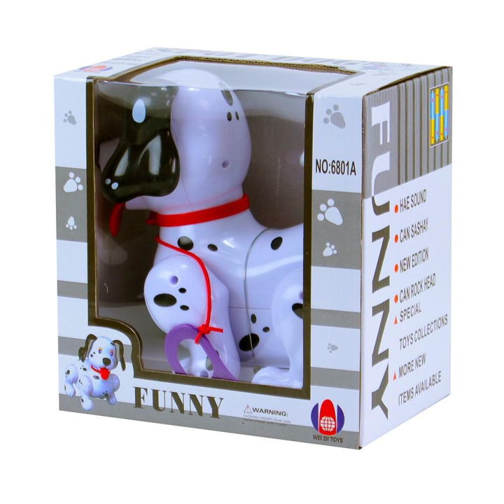 Pes chodící se zvukem a vodítkem Rappa Pes chodící se zvukem a vodítkem Rappa