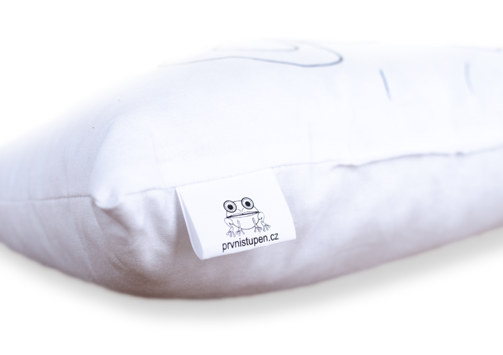 Polštářek s příběhem z chráněné dílny Polštářek s příběhem z chráněné dílny