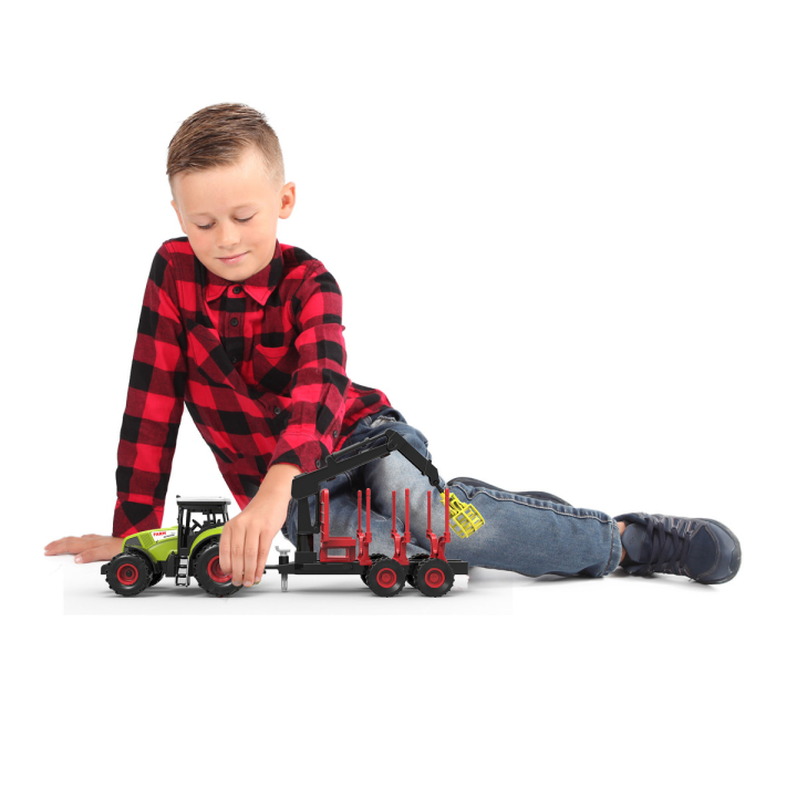 Rappa Traktor s vlečkou a chapadlem se zvukem a světlem Rappa Traktor s vlečkou a chapadlem se zvukem a světlem