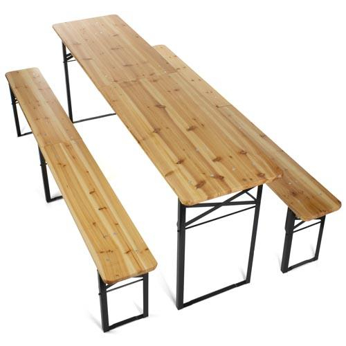 Rozkládací pivní set 220 x 50 x 25 cm Rozkládací pivní set 220 x 50 x 25 cm