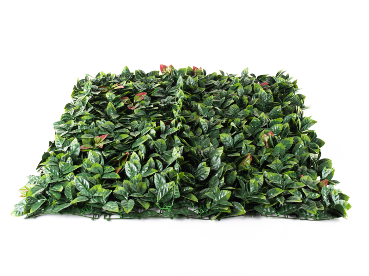 Umělý živý plot Hawaj Blýskalka Photinia červená | Stěna 100 x 100 cm Umělý živý plot Hawaj Blýskalka Photinia červená | Stěna 100 x 100 cm