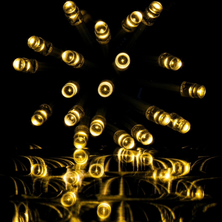 Vánoční LED řetěz déšť  5 m - teplá bílá (200 diod)