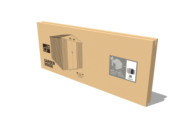 Zahradní domek G21 GAH 706 - 277 x 255 cm, béžovo šedý Zahradní domek G21 GAH 706 - 277 x 255 cm, béžovo šedý