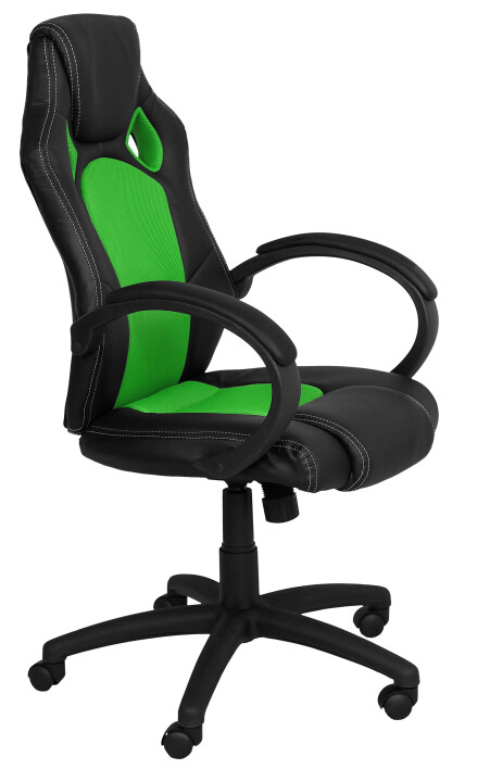 Kancelářská židle Hawaj MX Racer zeleno-černá s drobnou vadou