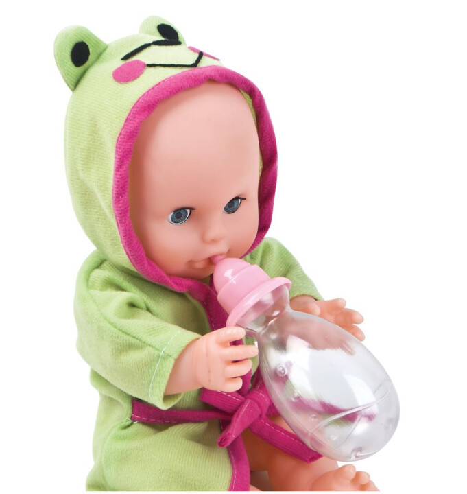 Panenka Bambolina s kachničkou a kojeneckou lahvičkou 33 cm