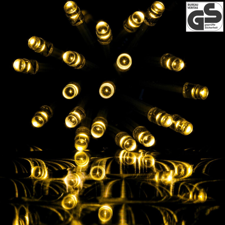 Vánoční LED osvětlení 20 m 200 diod teplá bílá