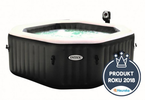 INTEX 28454 Jet & Bubble Spa Deluxe Octagon 201 x 201 x 71 cm - 4 osoby