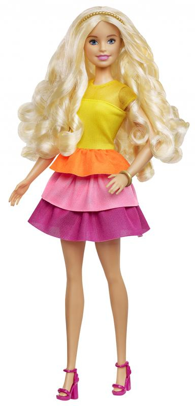 Mattel Barbie Panenka s vlnitými vlasy