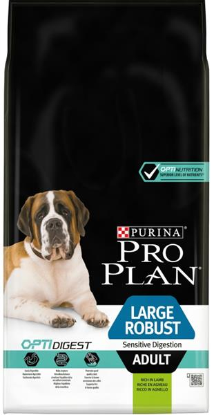 PURINA PRO PLAN Large Adult Robust Sensitive Digestion OPTIDIGEST s jehněčím 14kg