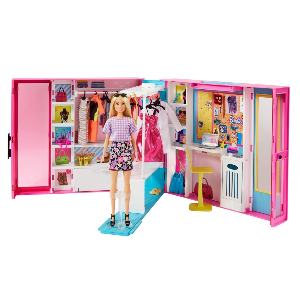 Barbie Šatník snů s panenkou