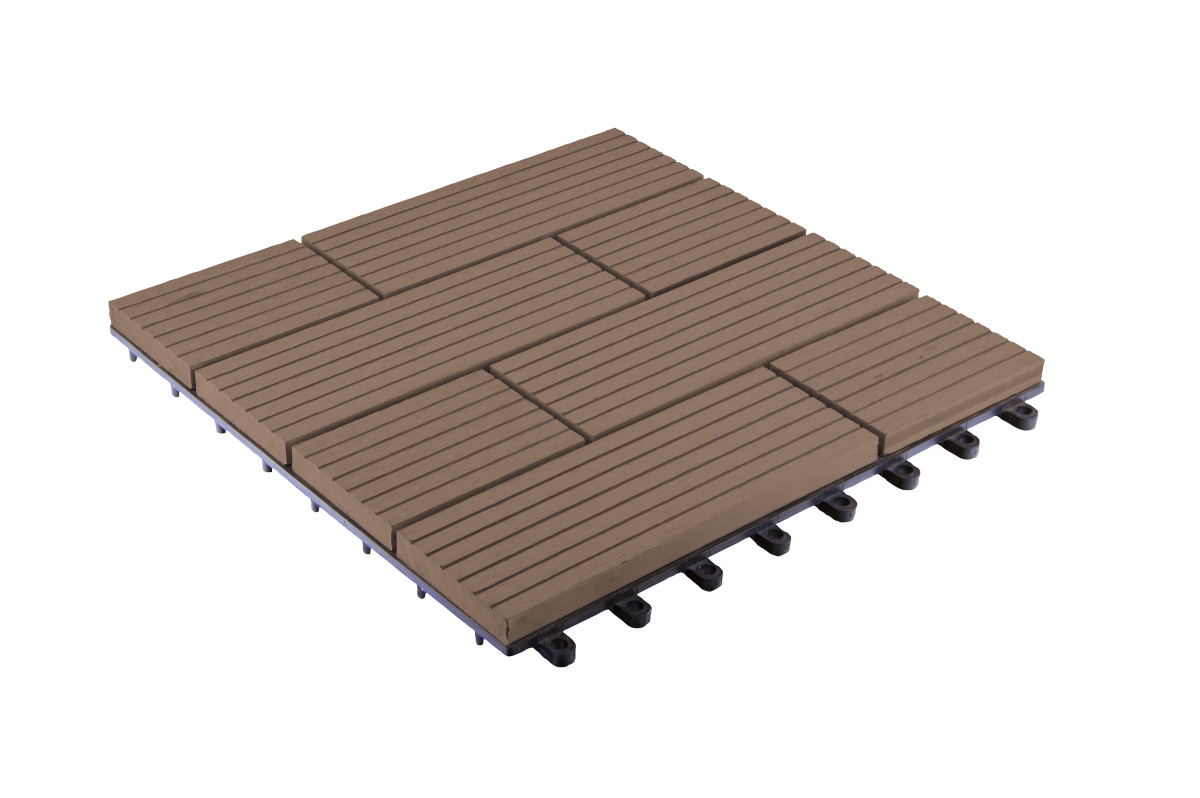 G21 WPC dlaždice Samoa indický teak 2,3 x 30 x 30 cm 11ks