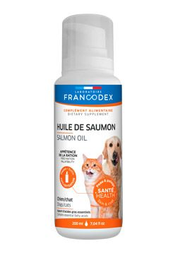 Francodex Lososový olej pes, kočka 200 ml