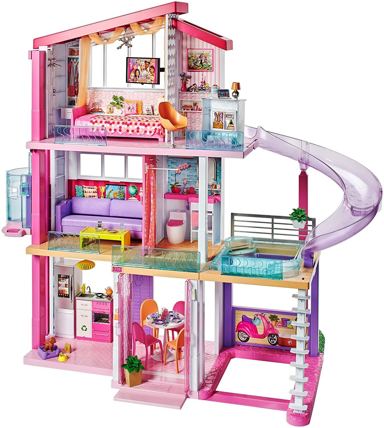 Mattel Barbie DŮM SNŮ SE SKLUZAVKOU